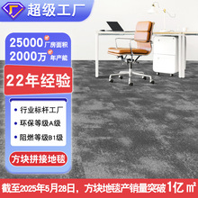 奥飞斯地毯商用B1级尼龙拼接环保防火耐磨机场办公室方块阻燃地毯