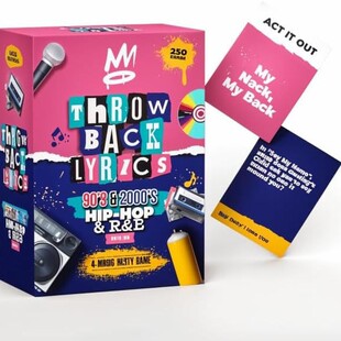 Cross-Border New Product Nostalgia Lyrics 90 s & 2000 s Hip Hop & R & B Music Party Game