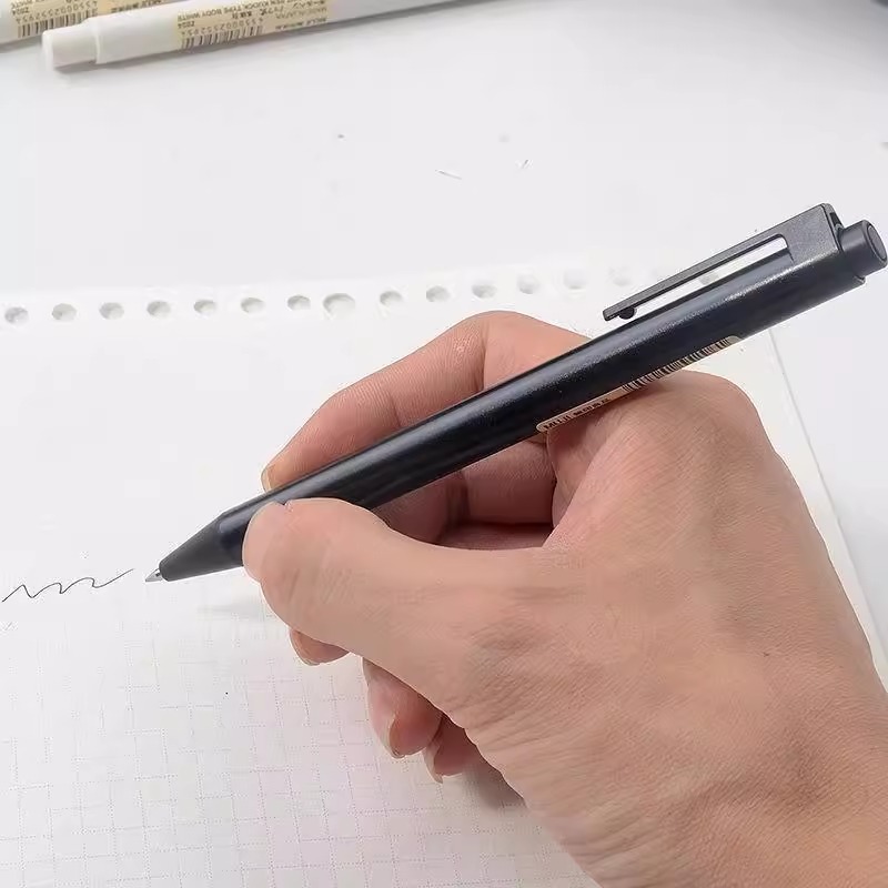 새로운 일본 MUJI 문구 펜 흑백 펜 세트 젤 잉크 중성 펜 0.5 | 0.38MM