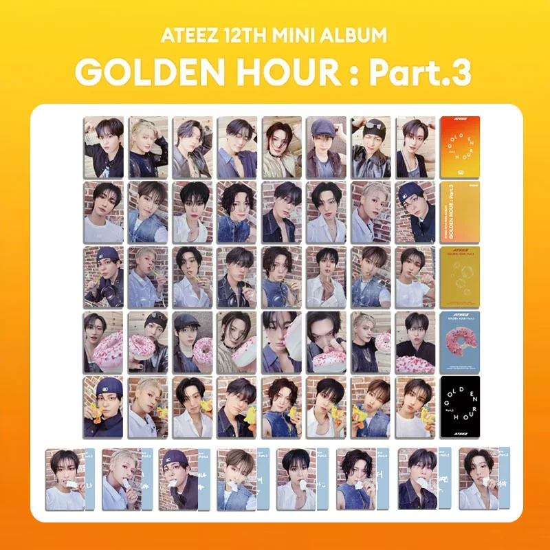 Карточка альбома ATEEZ "GOLDEN HOUR: Part.3" Открытка Случайная открытка Специальная открытка