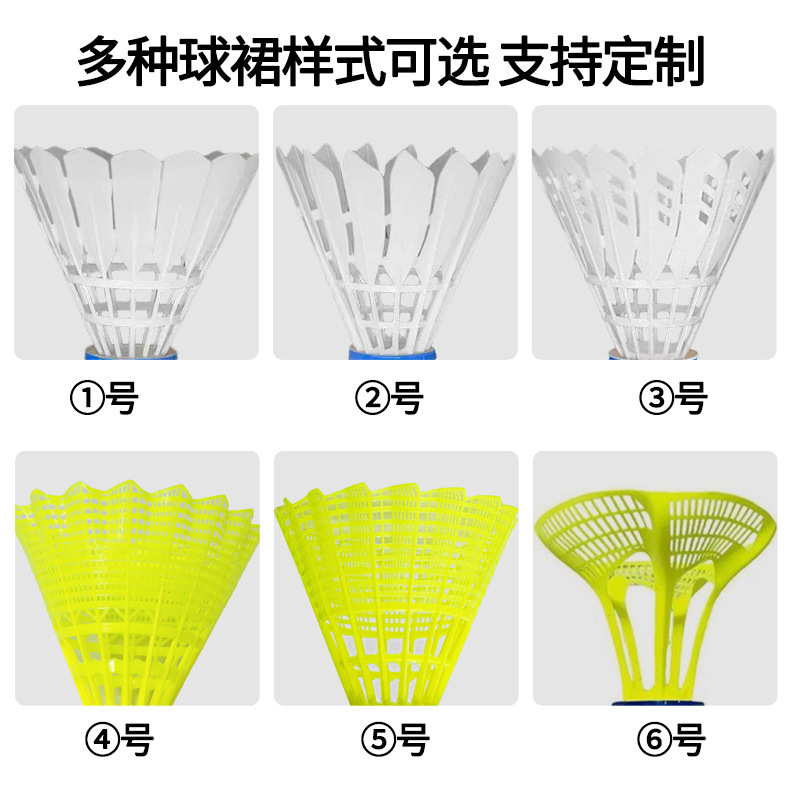 Nylon Shuttlecock for Amateur Badminton, Durable and Stable, Direct from the Source Factory, Double-Stitched Head, Oem Custom Nylon Badminton Nylon Shuttlecock for Amateur Badminton, Durable and Stable, Direct from the Source Factory, Double-Stitched Head, Oem Custom Nylon Badminton