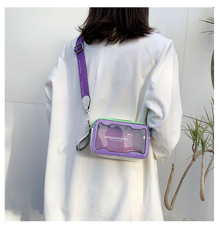 Transparent Small Square Bag, Cute Jelly Crossbody For Women_voghion.com
