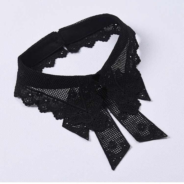 Spring and Summer Decorative Lace Fake Collar Women's Neck Shirt Bow Bow Sweater Sweater Single Fake Collar Spring and Summer Decorative Lace Fake Collar Women's Neck Shirt Bow Bow Sweater Sweater Single Fake Collar