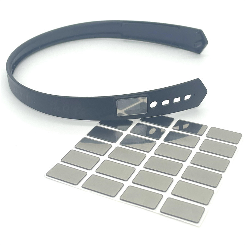 网版丝印加工挂脖风扇数显PC亚克力视窗镜片半透式显示镜片带背胶