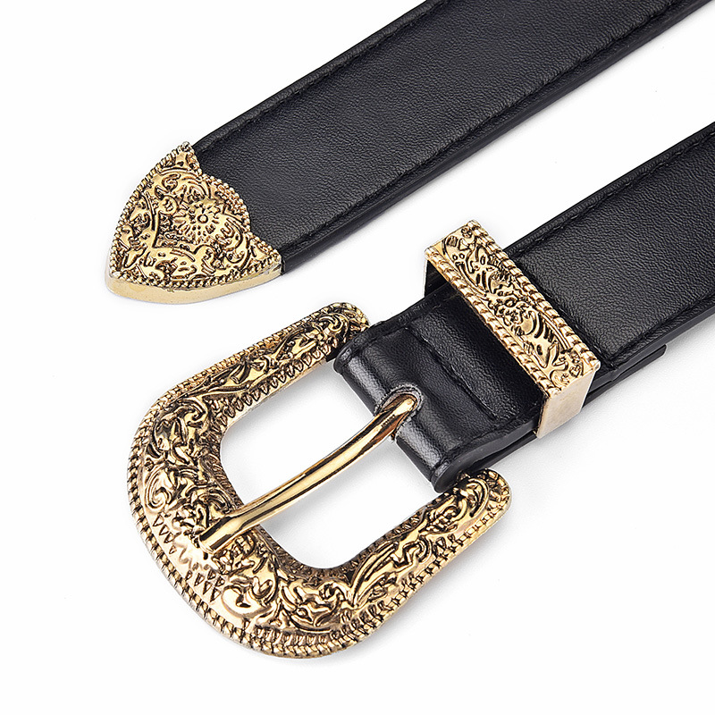 100g Weight Belt Classification 1 Piece Quantity Daily, Street Occasion Pu Leather, Alloy Material Solid Color Pattern Women's Gender Basic, Classic Style Style Basic Classic Style Solid Color Pu Leather Alloy Women's Leather Belts 2