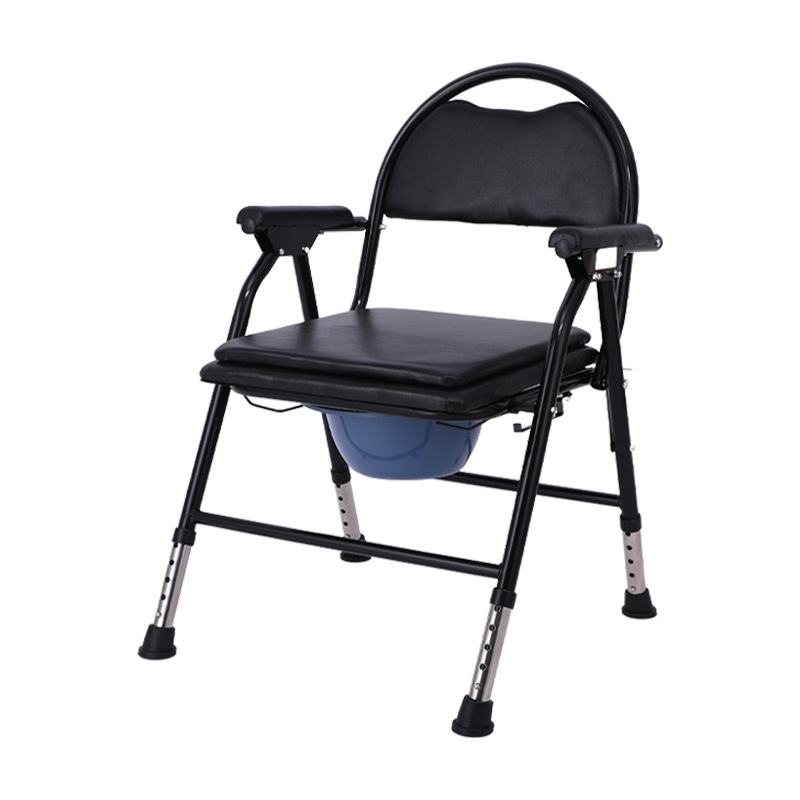silla de inodoro doméstica de fábrica de inodoro portátil con respaldo alto para ancianos discapacitados embarazadas silla de baño