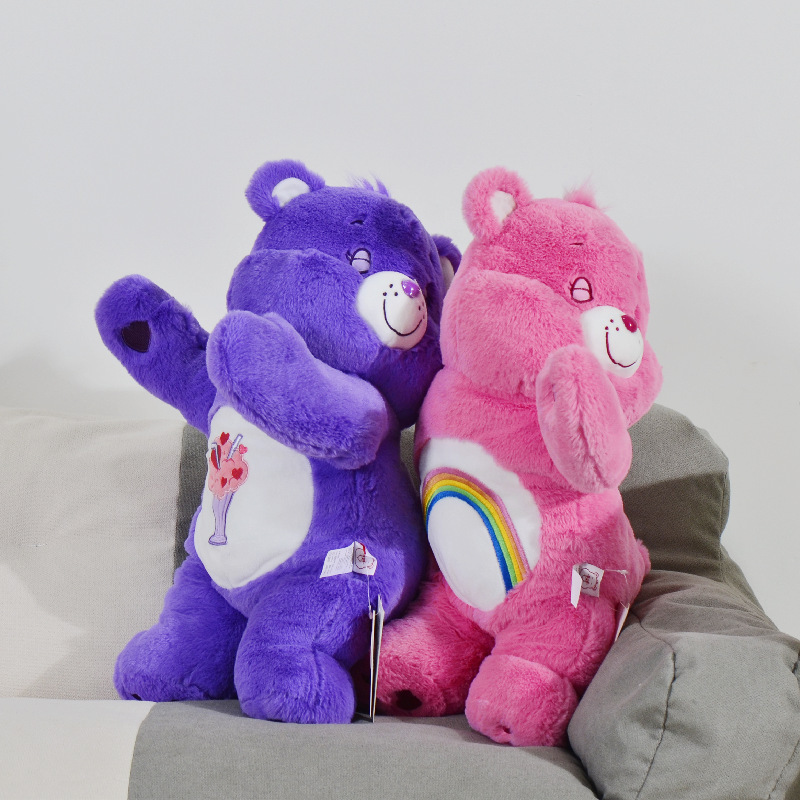 Muñeca de oso genuina, almohada para dormir, modelo de fiesta, oso de fresa, muñeca de prensa rosa, muñeca de felpa, regalo de cumpleaños