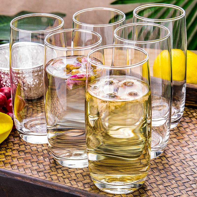 Ocean Ouxin Прозрачное питьевое стекло Креативная чашка для воды Сок Молочная чашка Термостойкая чайная чашка Без крышки