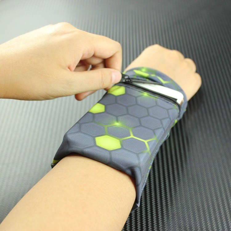 Running phone arm bag wrist pouch mini sports fitness phone case universal breathable arm sleeve wrist bag for men and women