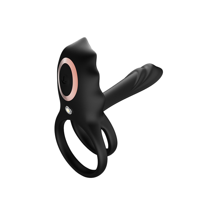 10-Frequency Vibrating Locking Ring with Remote Control, Silicone Cock Ring and Prostate Massager — detail image 10