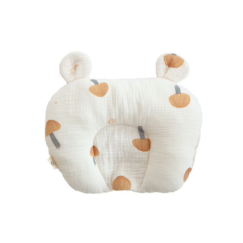 Class A cotton baby gauze baby anti-deviation shaping pillow absorbs sweat and is breathable for all seasons and is suitable for newborn comfort pillows