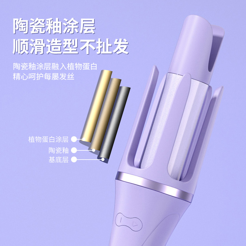 Al por mayor nuevo rizador de pelo automático 32mm iones negativos gran ola hogar no-daño pelo mini rizador de pelo transfronterizo