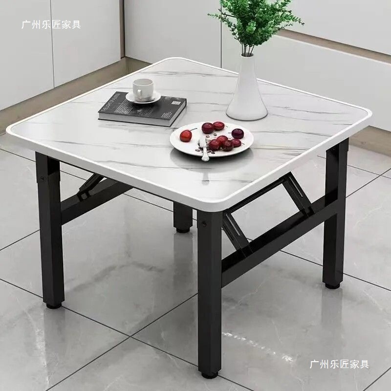 折叠桌子免安装简易餐桌出租屋家用饭桌正方形地摊矮桌摆摊小桌子|undefined