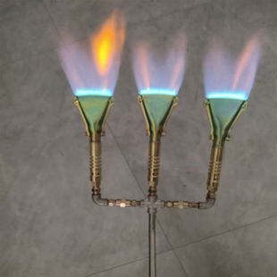 Flame Weeder Small Flame Disinfection Gun Farm Grass Burner Multi-Head All Stainless Steel