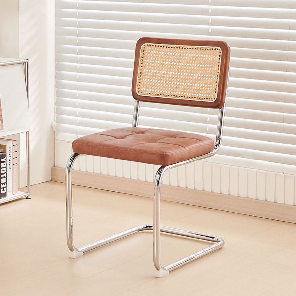 Silla de arco de ratana nórdica inswind silla de comedor casera sillón silla de computadora red silla antigua silla Vasily