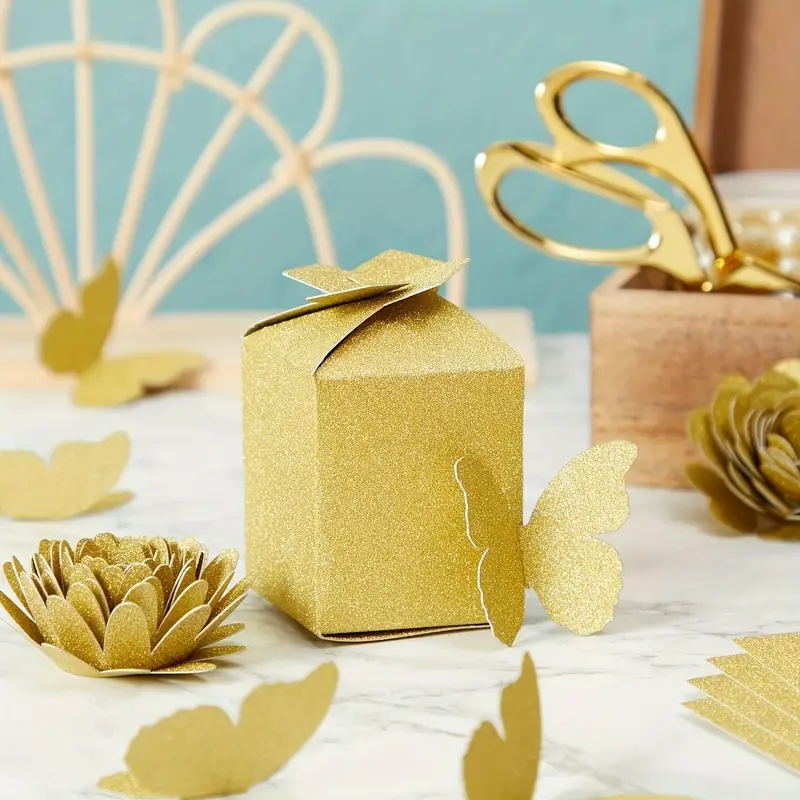 Papel de polvo de oro A4 polvo de oro no caiga papel de cebolla de oro polvo brillante papel de polvo de jardín de infantes DIY material hecho a mano 250g en stock