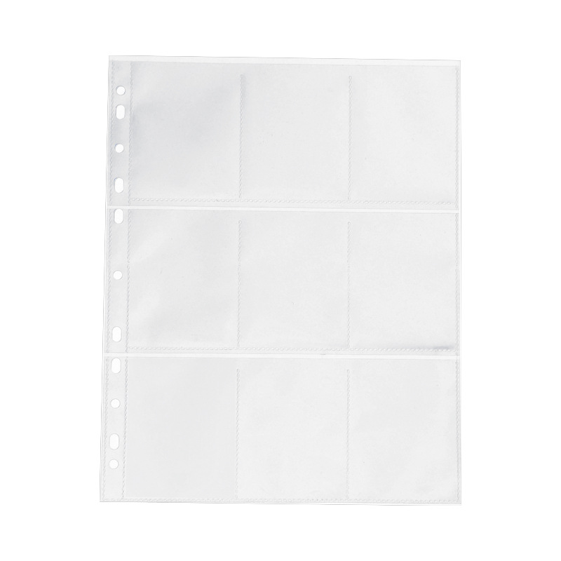 Jiugongge Wanzhi libro de cartas página interior Bao Ke Meng juego de reemplazo de hojas sueltas transparente rey tarjeta colección libro tablero juego tarjeta bolsa