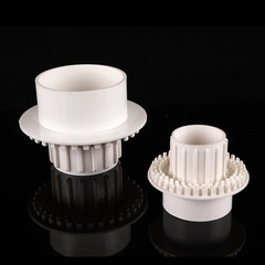 Directly connect the PVC secondary drainage to the concealed drain, insert the water pipe directly, and install it in the bathroom and kitchen as a sunken drain.