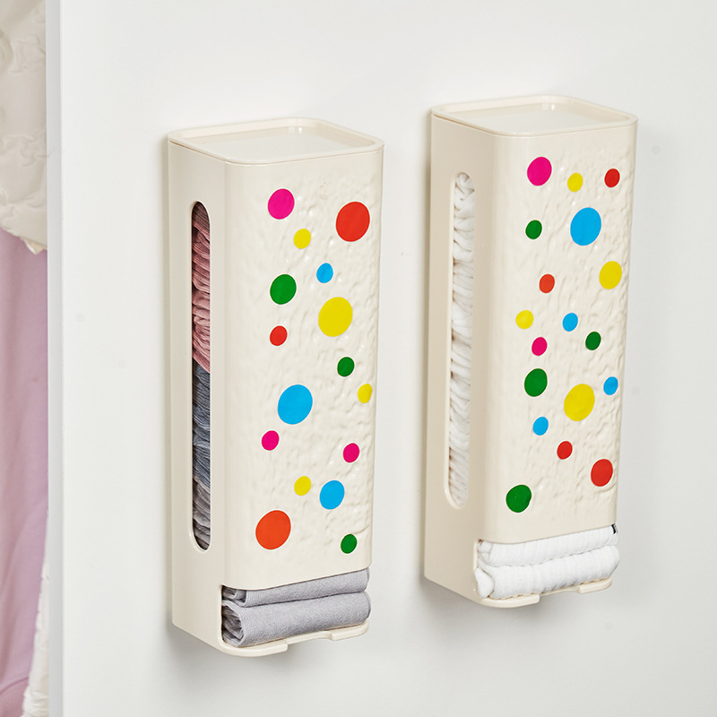 ドーパミン下着靴下収納ケース引き出し式たんすの中に穴を開けない壁掛け収納ケース防塵整理神器|undefined