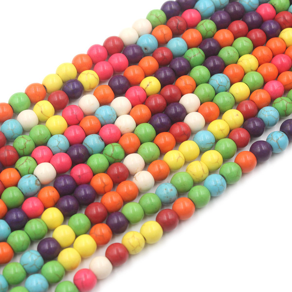 Turquoise round beads