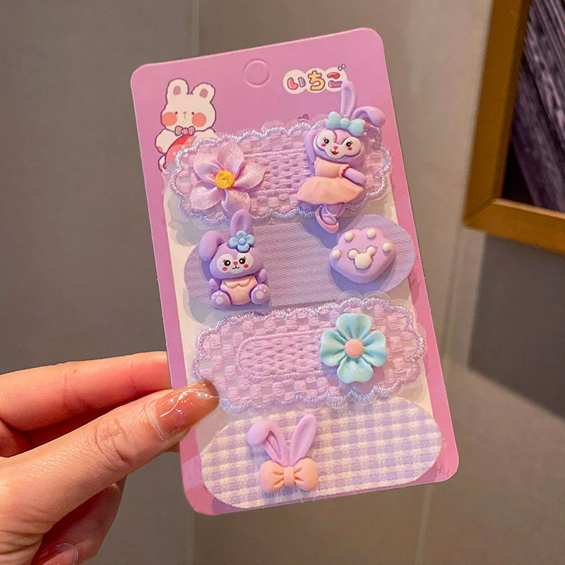 Pegatinas DE LOS NIÑOS bebé pelo roto artefacto acabado tocado horquilla lateral de las niñas corto Pegatinas mágicas Pegatinas de pelo de celebridades de Internet