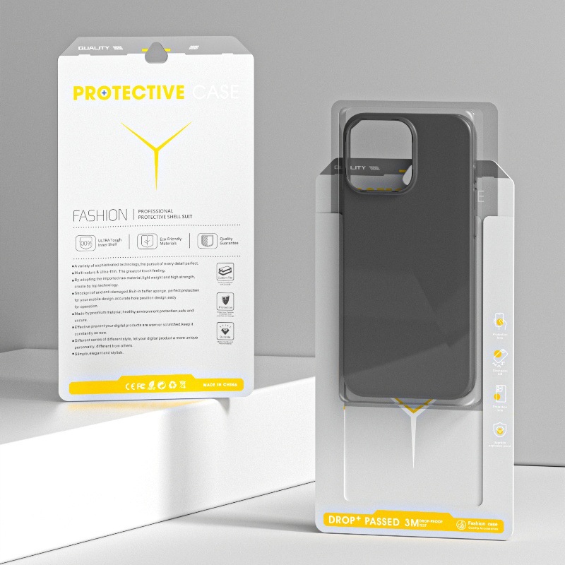 手机壳包装面盖插卡式苹果17promax包装盒抽拉纸盒手机壳包装盒子