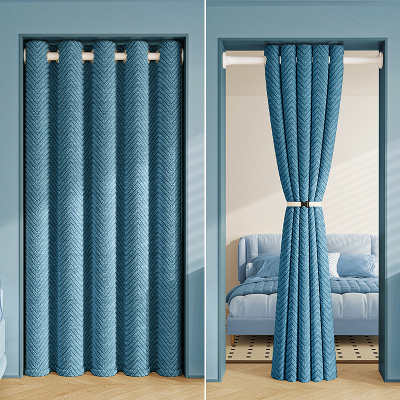 Flannel Thermal Insulation Thickened Cotton Door Curtain Air Conditioning Door Curtain Dustproof Light-Blocking Door Curtain Soundproof Noise-Reducing Door Curtain Flannel Thermal Insulation Thickened Cotton Door Curtain Air Conditioning Door Curtain Dustproof Light-Blocking Door Curtain Soundproof Noise-Reducing Door Curtain