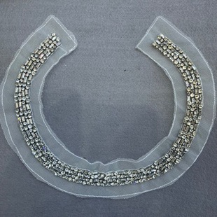 手工钻石圆领 手工衣领 钻石领 爪钻衣领-阿里巴巴