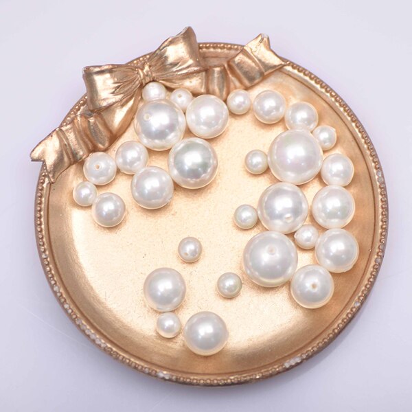 colorful glass beads pearl