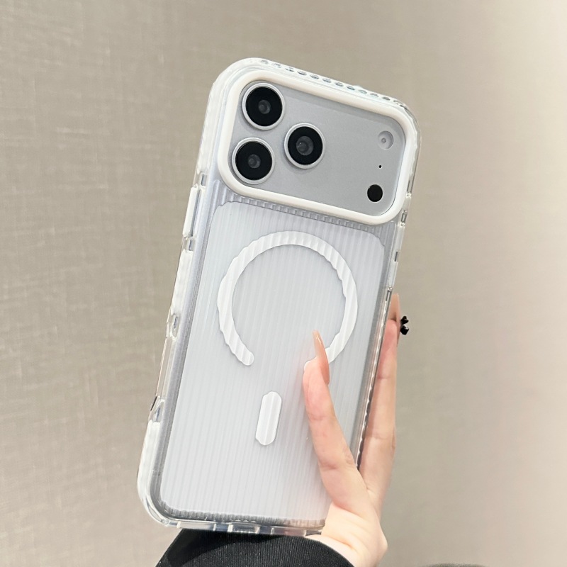 Funda Magnética para iPhone 15/16/17/18 Pro de Acrílico con Protección Anti-caídas image 12