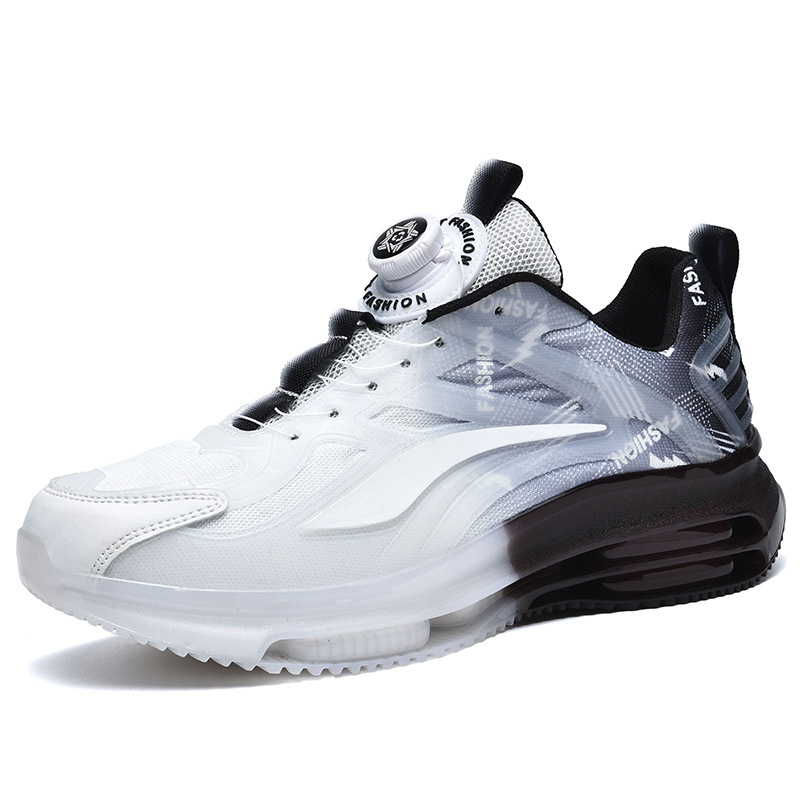 Zapatos de hombre de coco, superficie de malla transpirable, zapatos deportivos casuales, suela gruesa, aumento del colchón de aire, zapatos de moda de papá, venta al por mayor