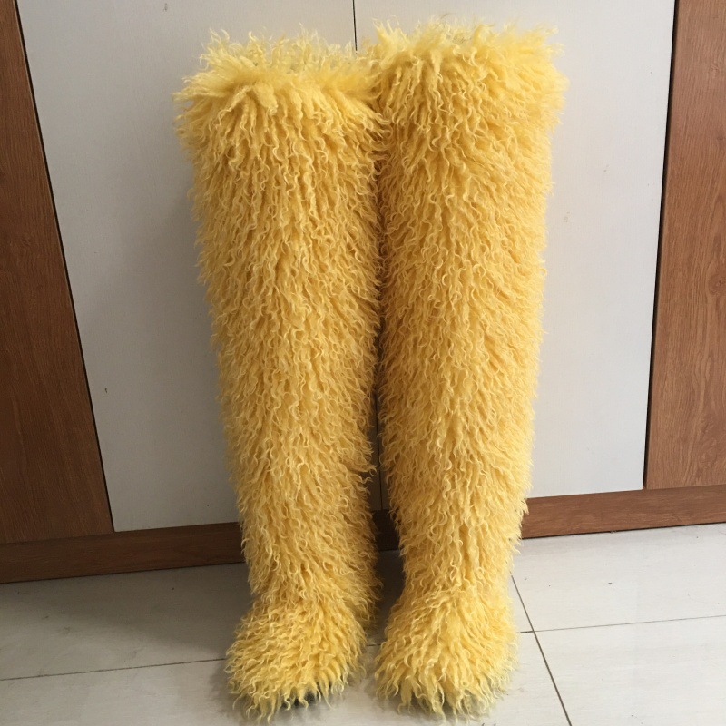 노란색
