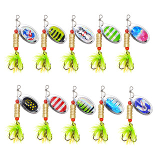 Luya composite sequins 3.5g/5G tied wool hook hand sequins Mandarin fish salmon bionic metal cross-border best selling