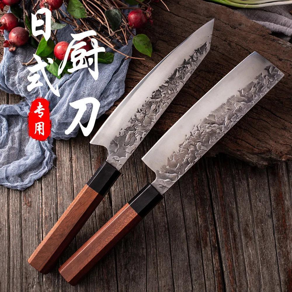 Star anise Sashimi Knife Japanese food Sushi 8 cook Sashimi manual household Three German knife