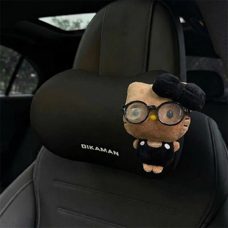 2026 New Model Car Headrest Memory Foam Car Seat Neck Pillow Cute Car Neck Support Pillow