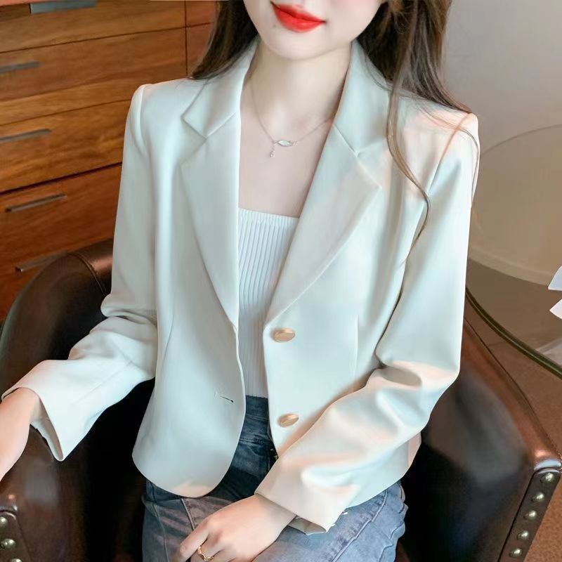 小个子短款西装外套女2025秋季新款时尚气质小西服设计感小众上衣|undefined