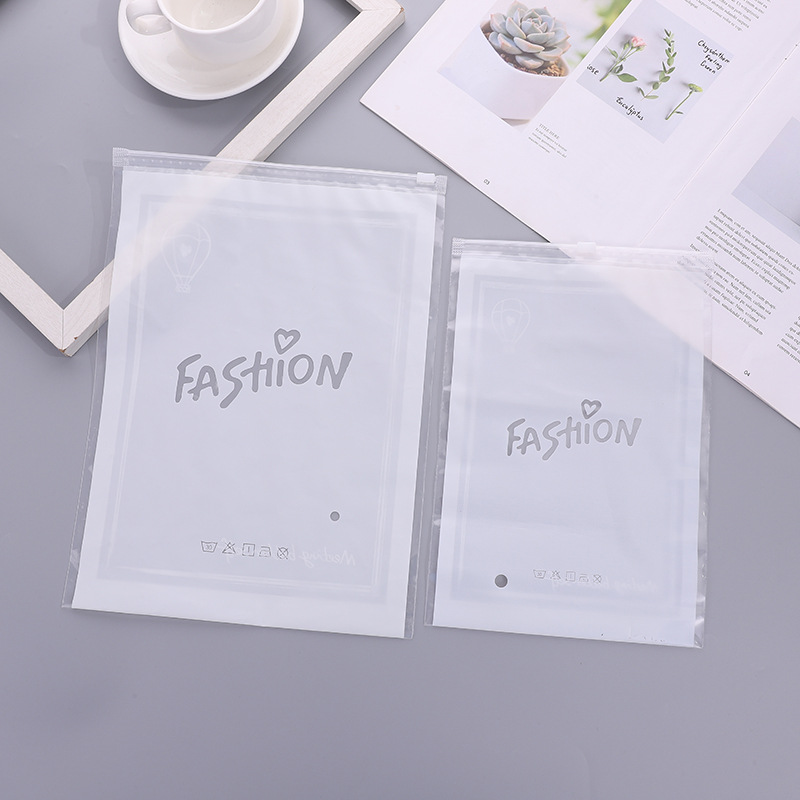 童装打底裤帽子包装袋 厂家供应高透英文拉链袋 棉袜服装PE自封袋