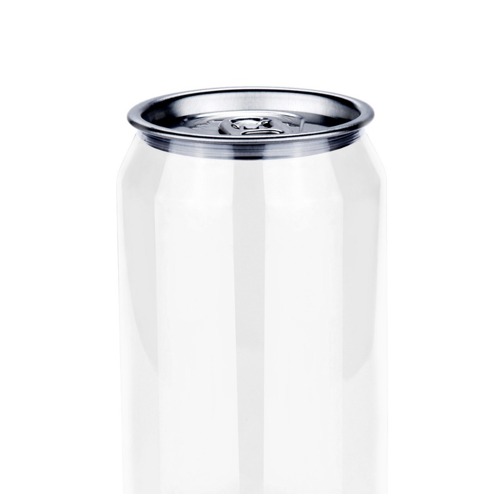 PET cound plastic can with a caliber of 55 mm asealled