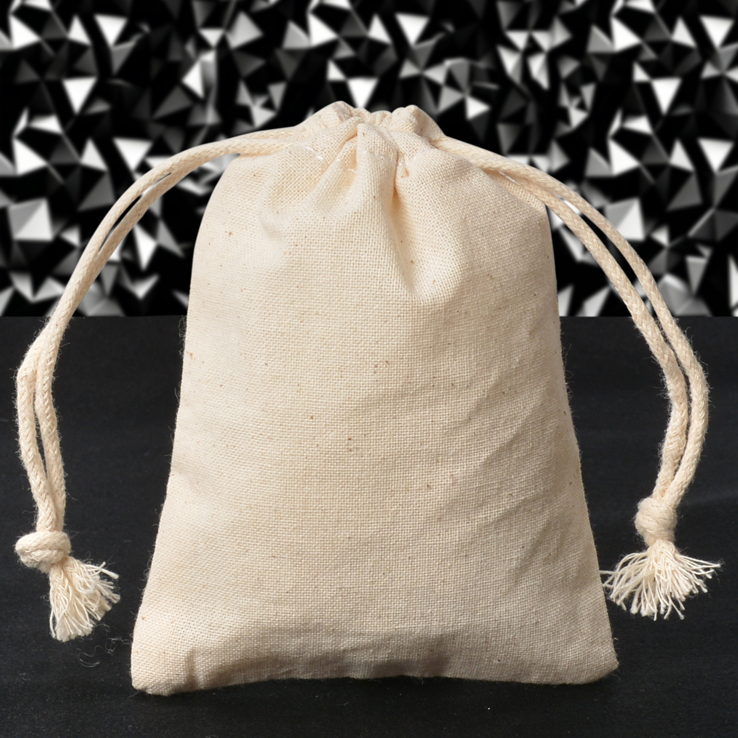 Bolsa de algodón de color natural, bolsillo con cordón, joyería, almacenamiento de granos diversos, bolsa de algodón con boca de cordón de algodón transpirable, logotipo impreso image 10
