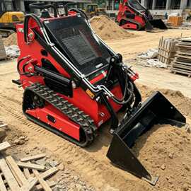 HT360W 滑移装载机 果园农场搬运作业专用轮式滑移机械