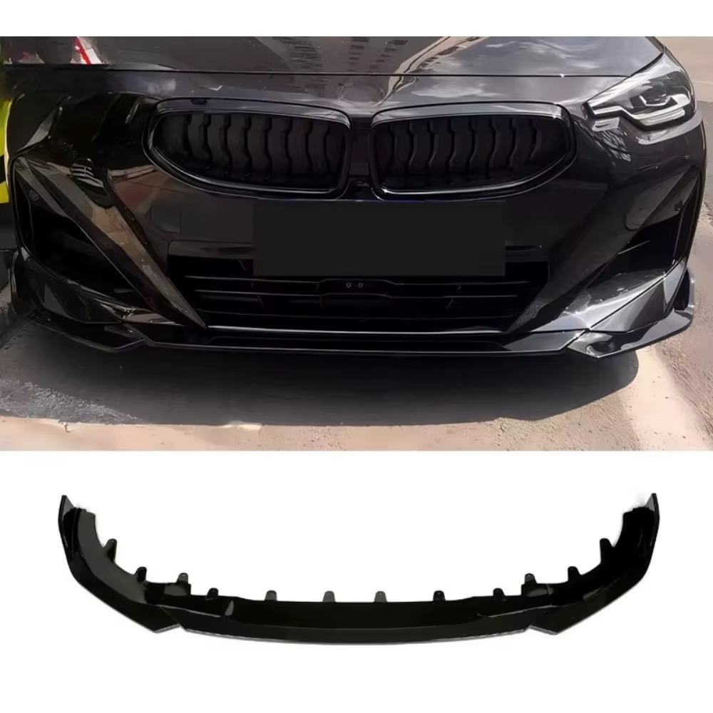 Suitable for 2022+ 2 Series 2-Door G42 Front Spoiler, Front Lip, Mp Style Bumper Modification, Lower Body Kit
