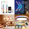 Cross border Specifically for Graffiti intelligence lamps and lanterns RGB Atmosphere lamp Night light Panel lights triangle Mosaic Ceiling