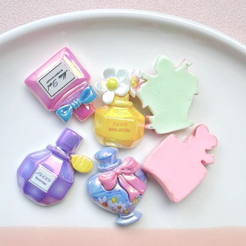 電気メッキシミュレーション漫画ボトル樹脂アクセサリークリーム接着剤 diy ヘアピン下駄バックルペンダント装飾材料クロスボーダー|undefined