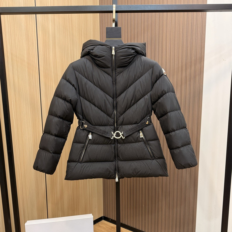 毒家现货原标M蒙家双扣金扣收腰冬装女士短款鸭绒羽绒服外套|undefined