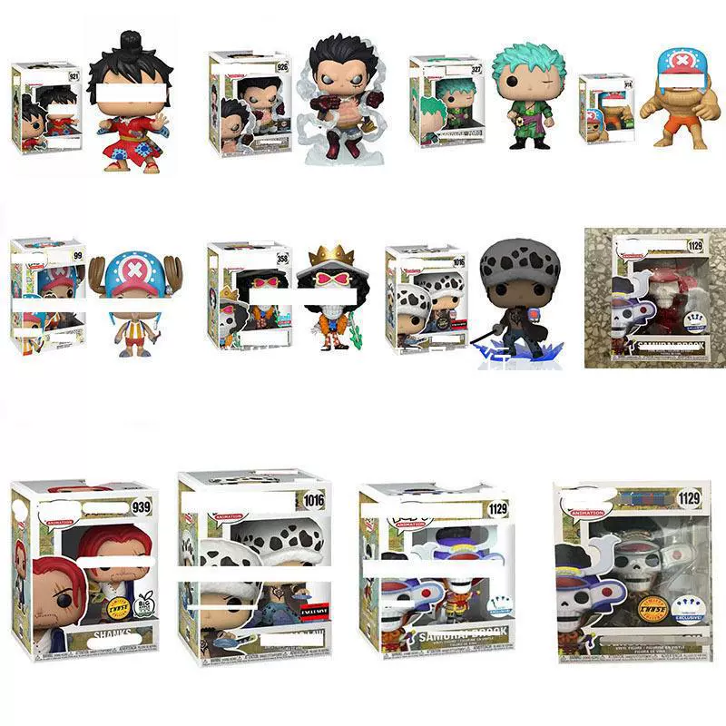 One Piece Brook Usopp Luffy Luffy Findis Roco Baba ручная модель
