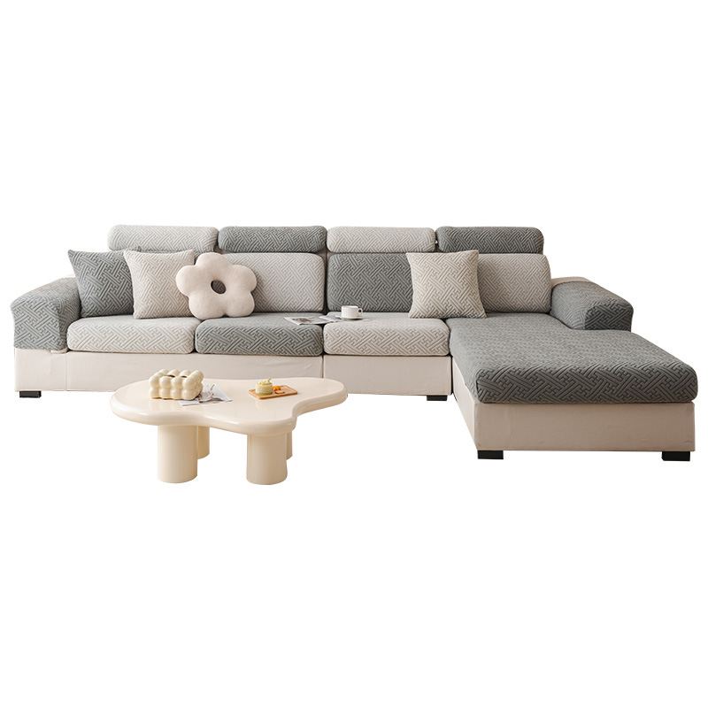 Funda de sofá elástico de terciopelo jacquard Funda universal con todo incluido Funda de sofá anti-gato universal de cuatro estaciones Funda de sofá universal