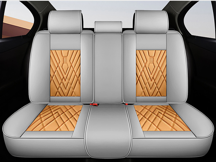 2025 Summer New Nappa Leather All-Season Car Seat Covers Amazon Cross-Border Wholesale Car Seat Cushions