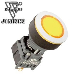 22M16 Jinhong button self-recovery type with LED light single knife 6 feet 22M16-271 point anti-static ~