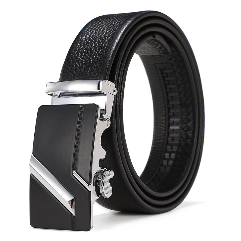 Classic double -thick dry silver buckle