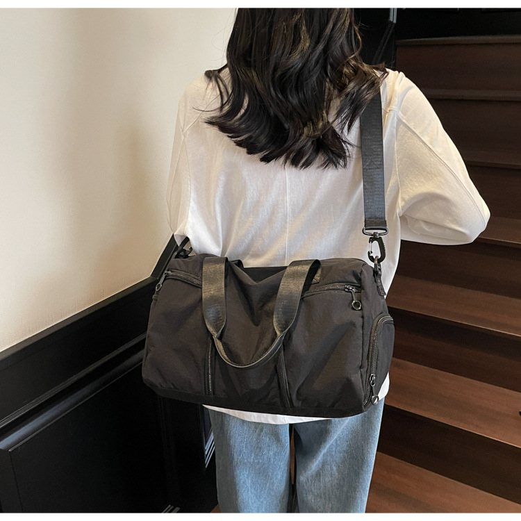 Freizeit-Sport-Fitness-Reisetasche 2025 Modell Nasstrockentrennung Tasche unabhängiges Schuhfach schlicht praktisch Einzelschulter Schrägtrage